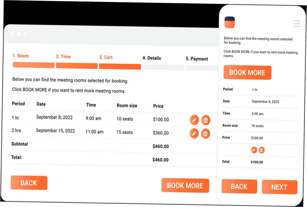 Preview of Bookly Pro