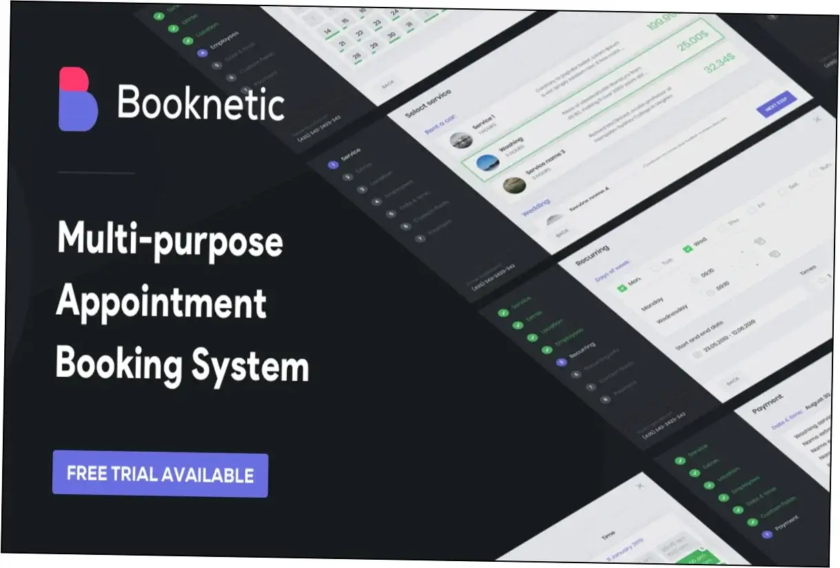 Preview of Booknetic Plugin