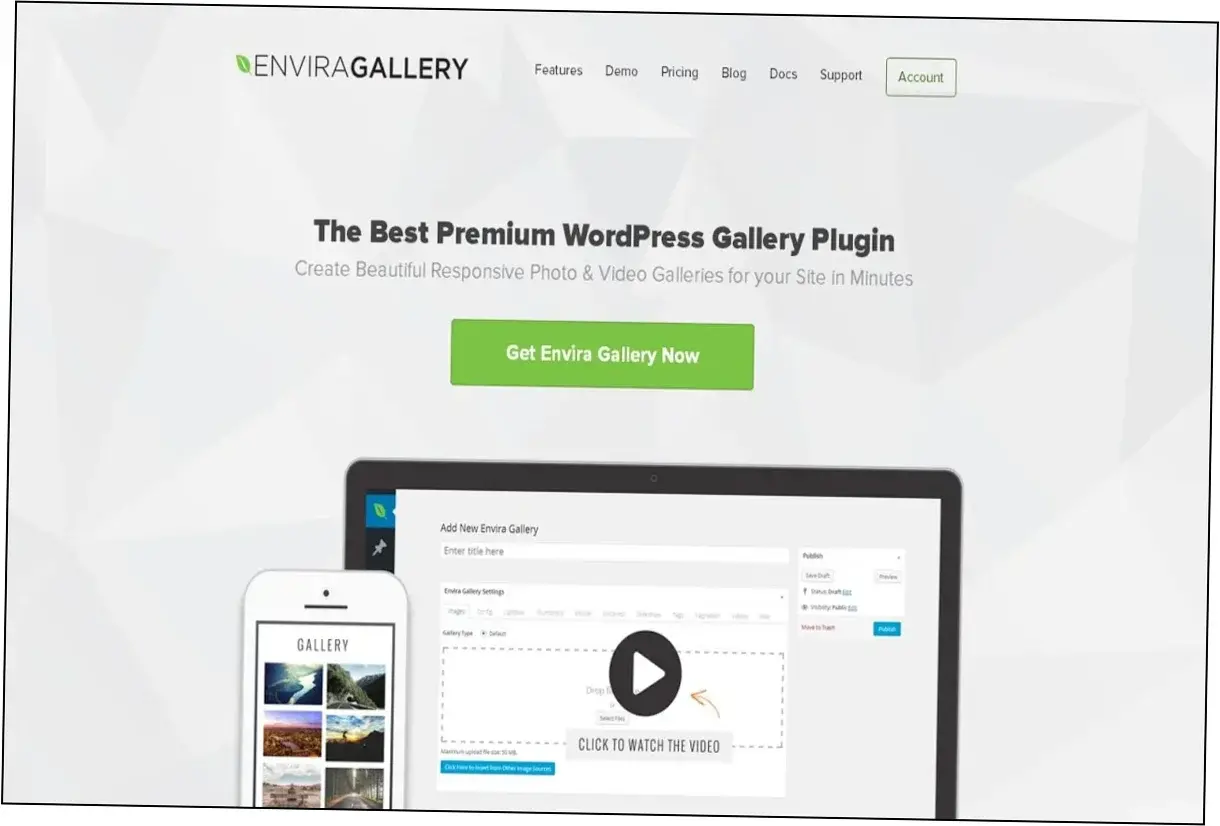 Preview of Envira Gallery Pro