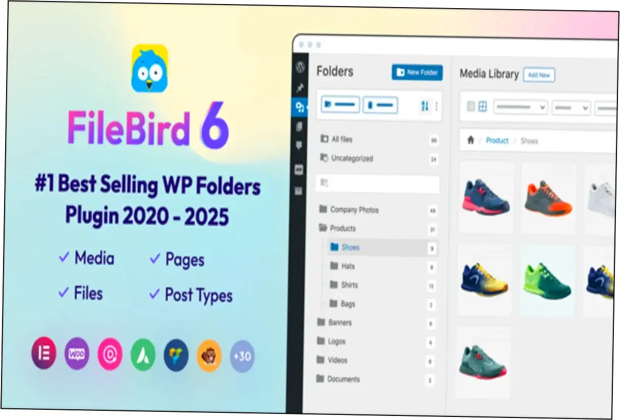Preview of FileBird Pro WordPress Plugin