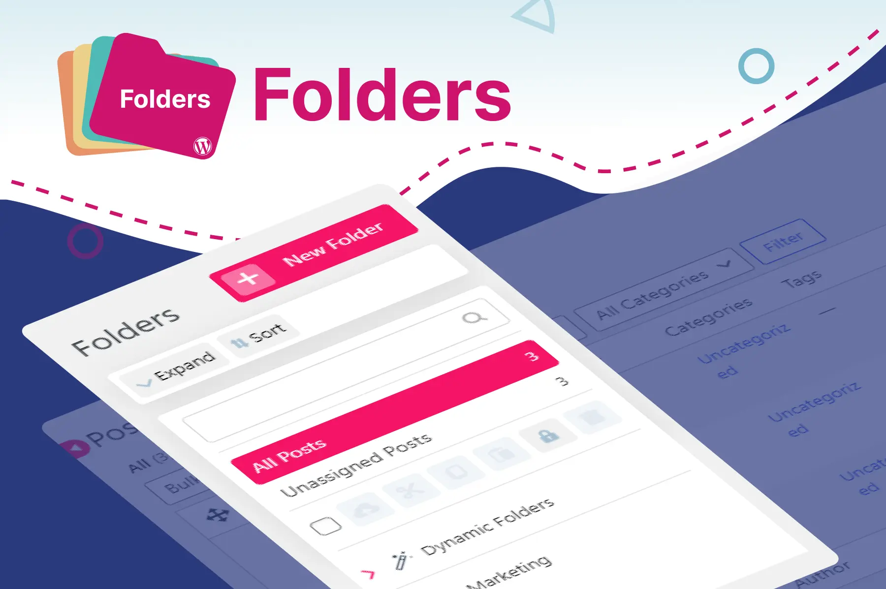 Preview of Folders Pro WordPress Plugin