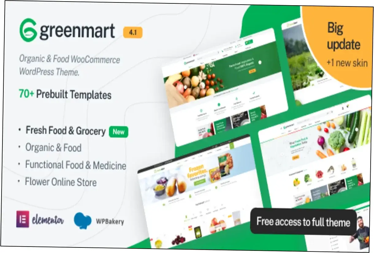 GreenMart Theme Nulled Download
