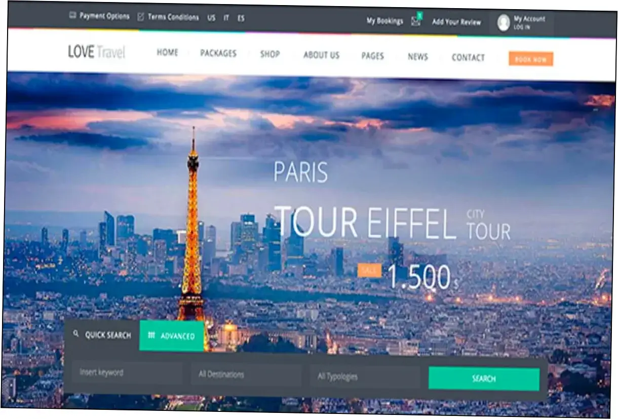 Love Travel Theme Nulled Download