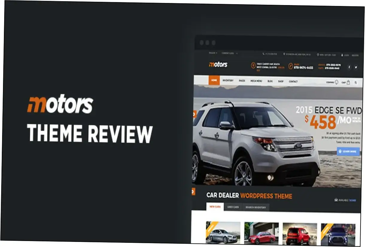 Motors WordPress Theme Nulled Download