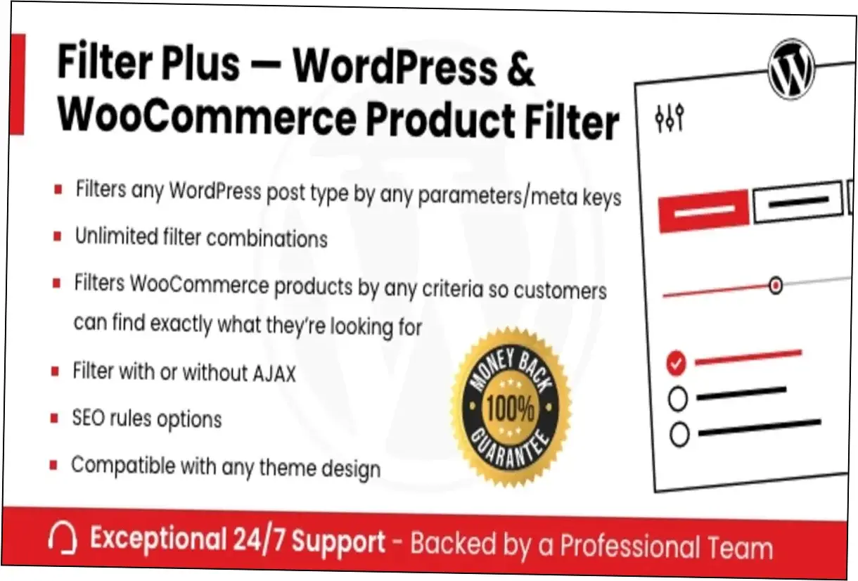 Preview of Product Filter for WooCommerce