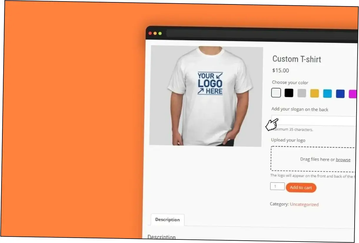 Preview of Product Input Fields for WooCommerce Pro