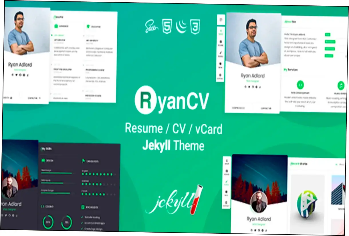 RyanCV Theme Nulled Download