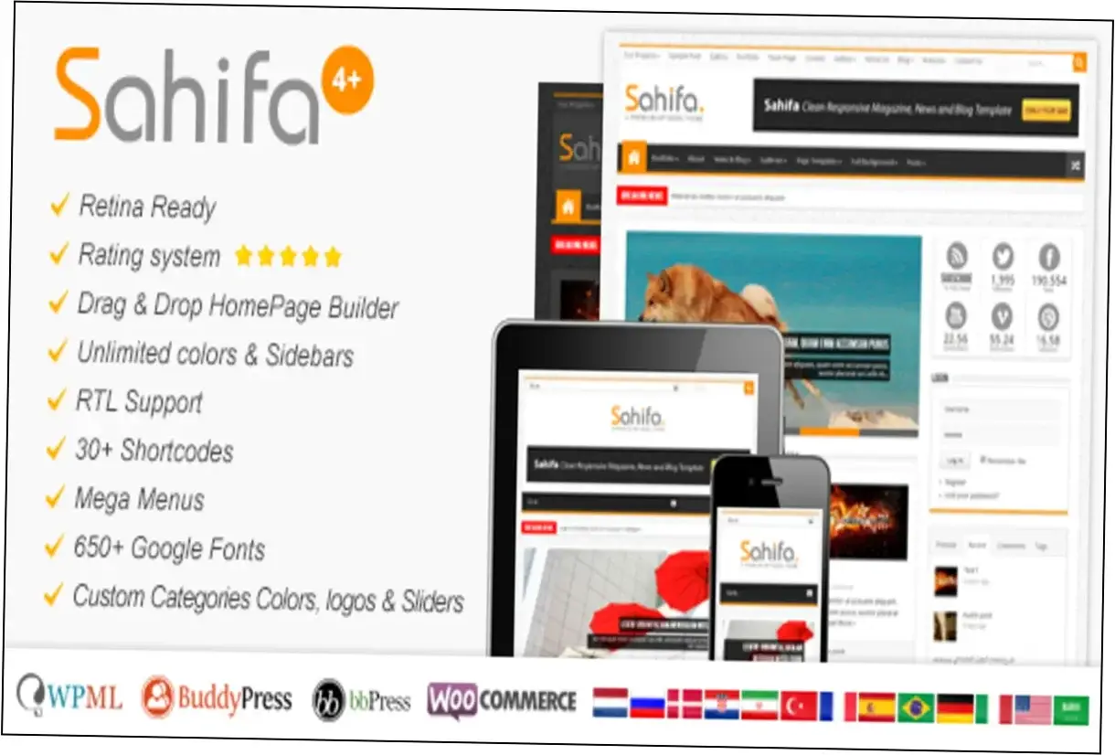 Sahifa Theme Nulled Download