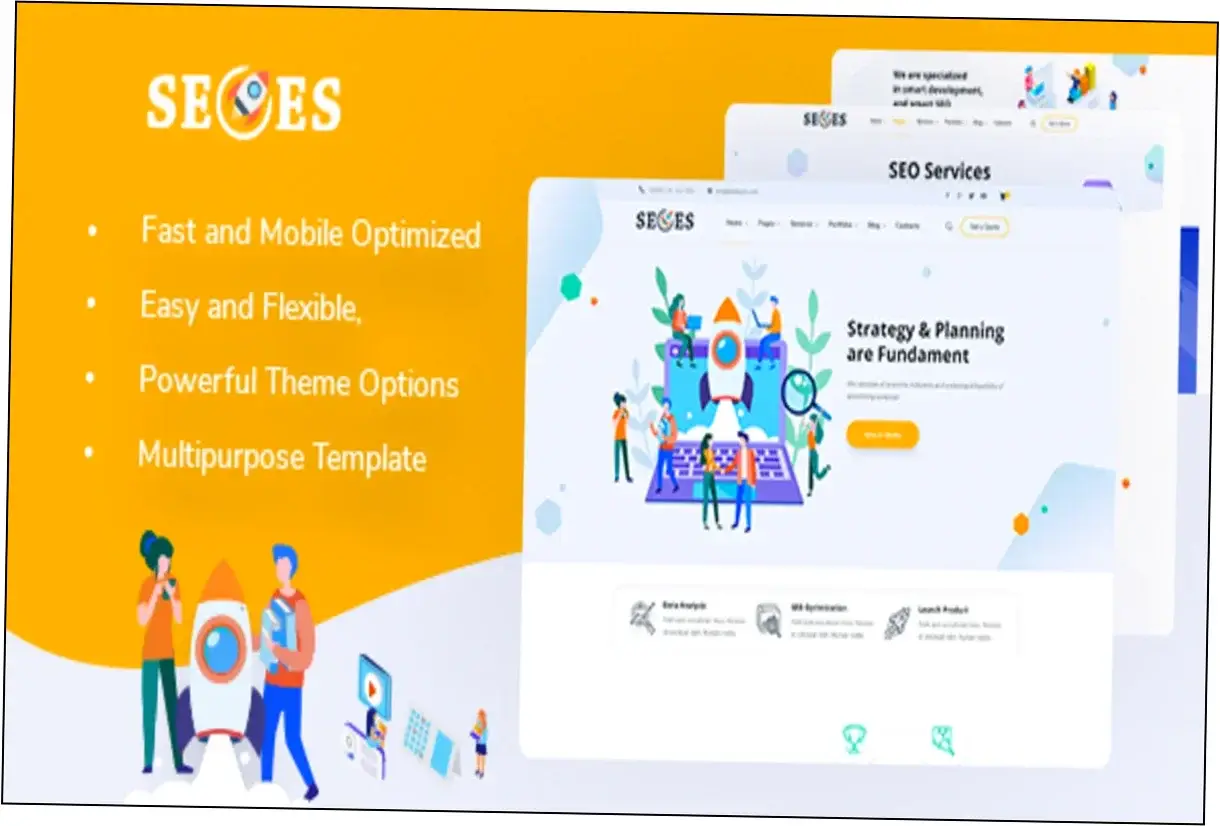 SEOES WordPress Theme Nulled Download