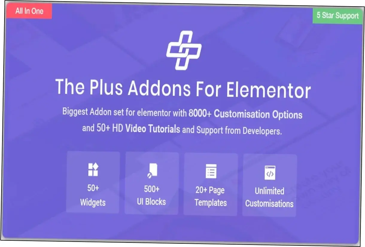 Preview of The Plus Addons Pro for Elementor