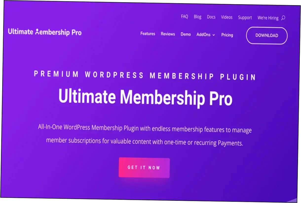 Preview of Ultimate Membership Pro