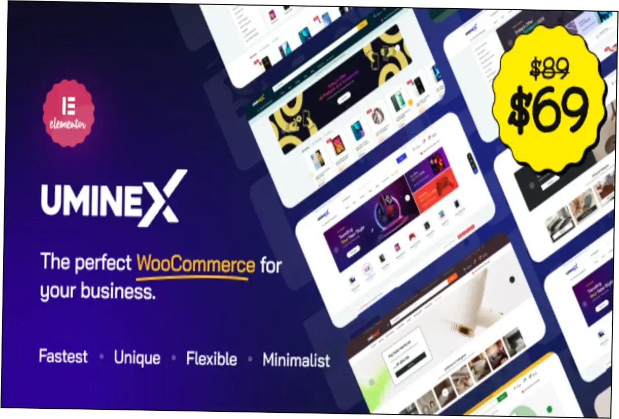 Uminex WooCommerce Theme Nulled Download