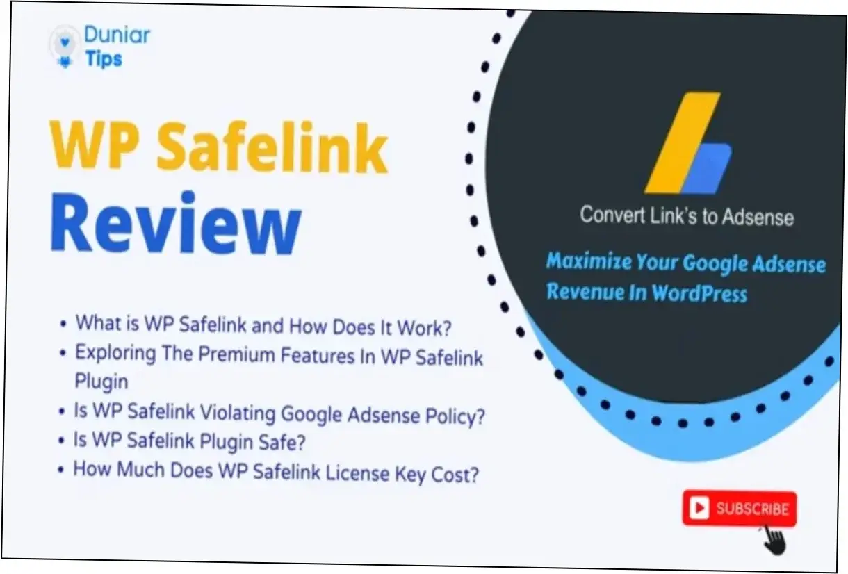 Preview of WP Safelink