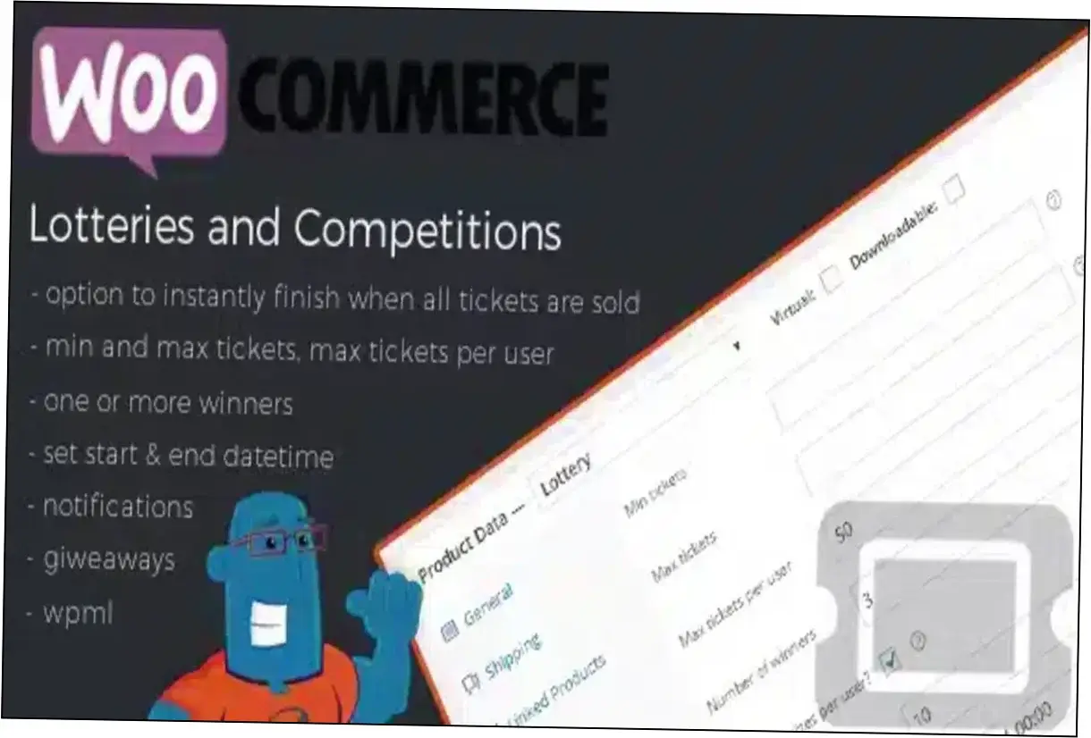 Preview of WooCommerce Lottery Pick Number