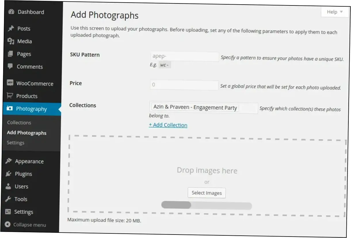 Preview of WooCommerce Photography
