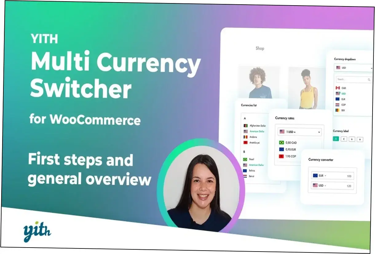 Preview of YITH Multi Currency Switcher WooCommerce
