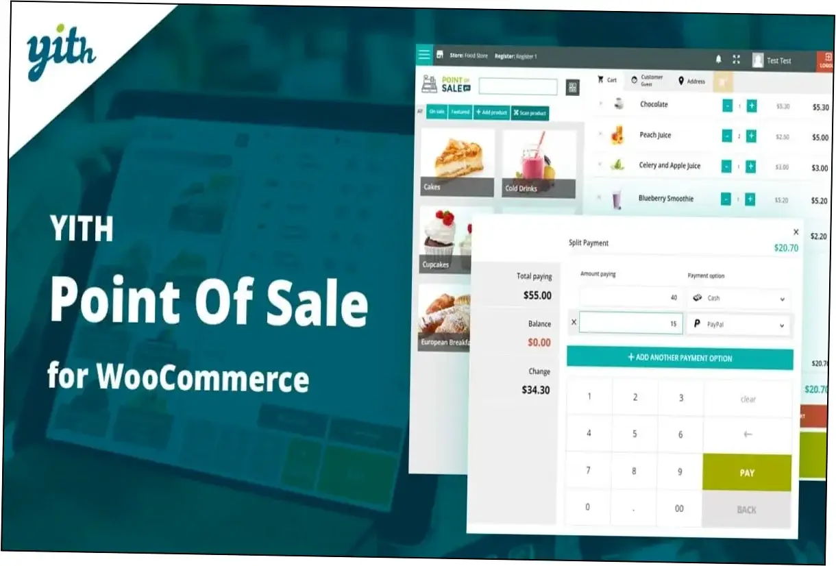 Preview of YITH Point of Sale for WooCommerce Premium